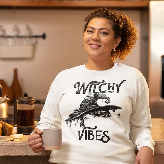 Creepy Witchy Vibes Sweatshirt Hoodie Vrouwen