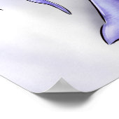 Creepy Woman Monster Macabre Art Poster (Hoek)