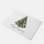 Creepy XMAS | Een zeer gotische kerstboom grunge Deurmat (Schuin)