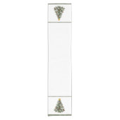 Creepy XMAS | Een zeer gotische kerstboom grunge Korte Tafelloper (Voorkant)