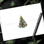 Creepy XMAS | Een zeer gotische kerstboom grunge Ronde Sticker<br><div class="desc">Dit is het seizoen om te vieren en te vermaken! Grappige nieuwigheid anti-kerst gothic Santa schedel thema in een gedempt traditioneel palet abstract boomfeestje, hosting, en cadeau accessoires collectie. Dit leuke feestelijke ontwerp is voorzien van een grillige kerstboom met frisse schedeldecoraties. Voor het coördineren van producten, bezoek de JustFharryn Zazzle...</div>