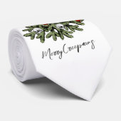 Creepy XMAS | Een zeer gotische kerstboom grunge Stropdas (Opgerold)