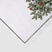 Creepy XMAS | Een zeer gotische kerstboom grunge Tissuepapier (Detail)