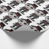 Creepy Zombie Beste Man op Wedding Gift Wrap Cadeaupapier (Hoek)