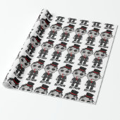 Creepy Zombie Beste Man op Wedding Gift Wrap Cadeaupapier (Uitgerold)