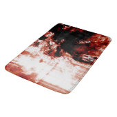 Creepy Zombie Bloody Large Bath Mat (Gekanteld)