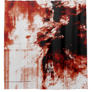 Creepy Zombie Bloody Shower Curtain Liner Douchegordijn