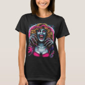 Creepy Zombie Girl T-shirt (Voorkant)