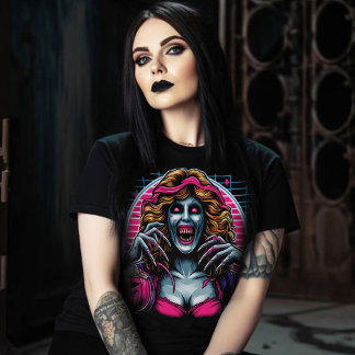 Creepy Zombie Girl T-shirt