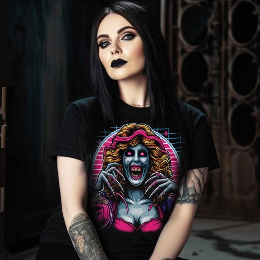 Creepy Zombie Girl T-shirt