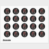 Creepy Zombie Halloween Sticker | Spooky Undead (Vel)