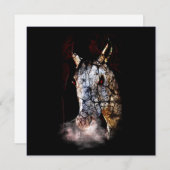 Creepy Zombie Horse Kaart (Voorkant / Achterkant)