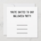 Creepy Zombie Horse Kaart (Achterkant)