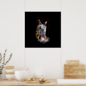 Creepy Zombie Horse Poster (Keuken)