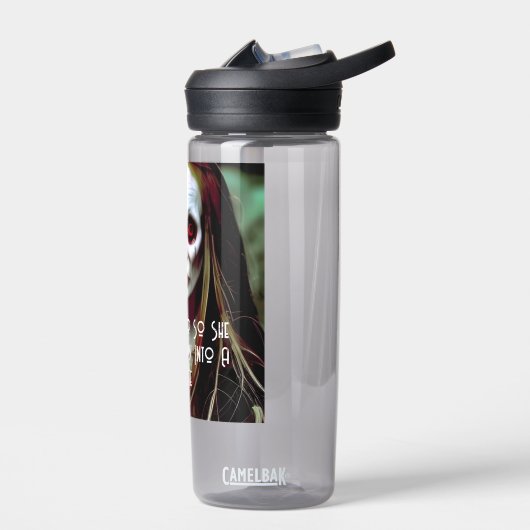 Creepy Zombie Monogram Waterflesje Waterfles (Links)