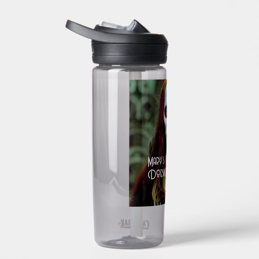 Creepy Zombie Monogram Waterflesje Waterfles (Rechts)