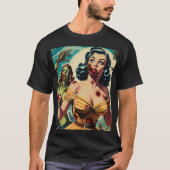  Creepy Zombie Pin-up T-shirt (Voorkant)