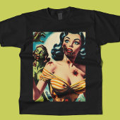  Creepy Zombie Pin-up T-shirt