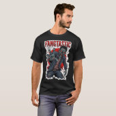 Creepy zombie reaching out with glowing eyes perfe t-shirt (Voorkant volledig)