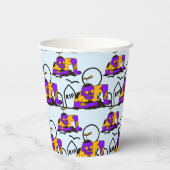 Creepy Zombies Spooky Halloween Party Papieren Bekers (Achterkant)