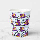 Creepy Zombies Spooky Halloween Party Papieren Bekers (Rechts)