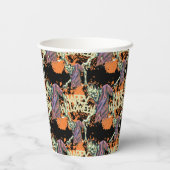 Creepy Zombies Spooky Halloween Party Papieren Bekers (Achterkant)