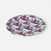 Creepy Zombies Spooky Halloween Party Papieren Bordje (Gekanteld)