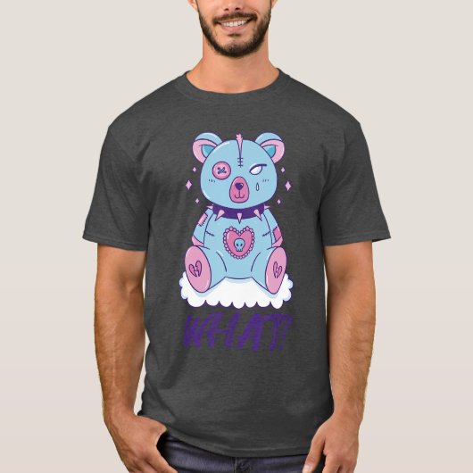 Creepyeddy What Horror Murderouseddy Bear What gir T-shirt (Voorkant)