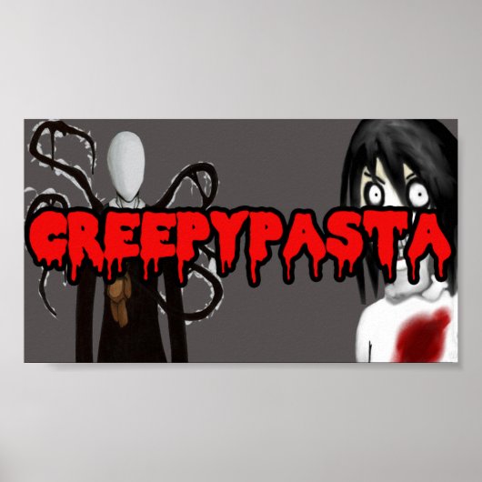 CreepyPasta-Poster Poster (Voorkant)