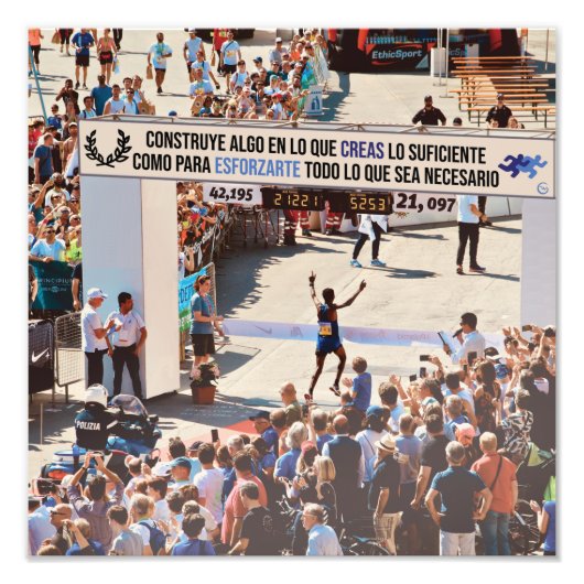 Creer en algo para esforzarte al máximo foto afdruk (Voorkant)