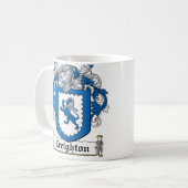 Creighton Family Crest Koffiemok (Voorkant links)