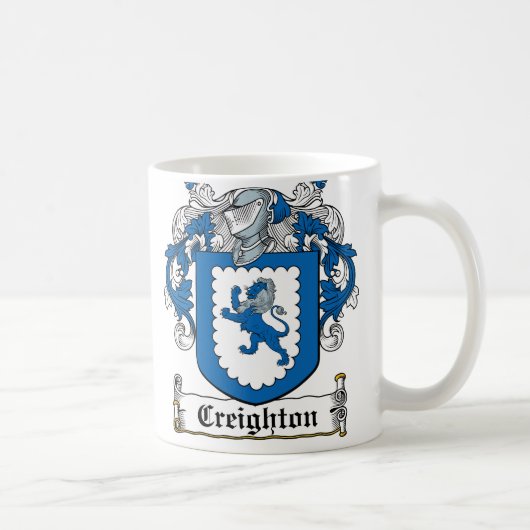 Creighton Family Crest Koffiemok (Rechts)