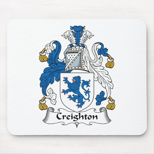 Creighton Family Crest Muismat (Voorkant)