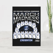 Creighton March Madness 2025 Men's Sketll Nil  Kaart (Voorkant)