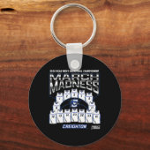 Creighton March Madness 2025 Men's Sketll Nil Sleutelhanger (Voorkant)