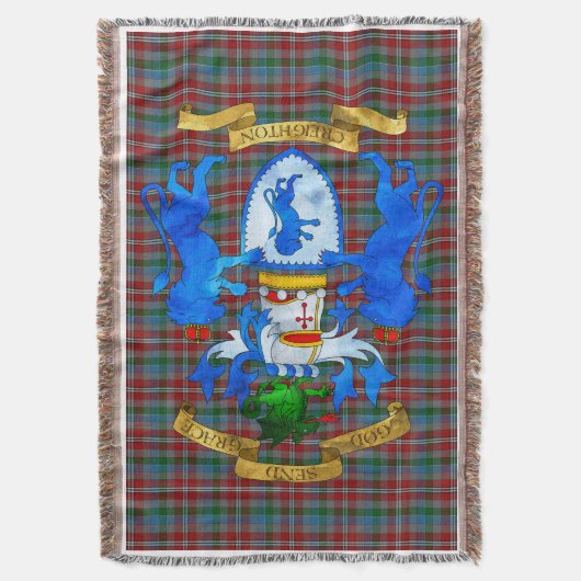 Creighton-wapenschild Deken (Voorkant Verticaal)