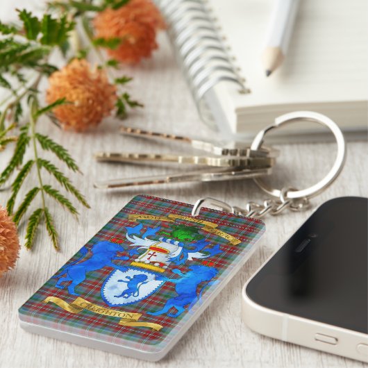 Creighton-wapenschild Sleutelhanger (Voorkant Rechts)