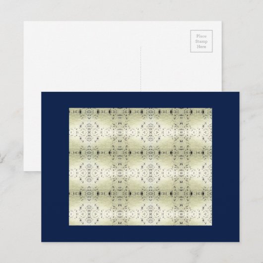 Crem de Lace Midnight Blue Briefkaart (Voorkant / Achterkant)