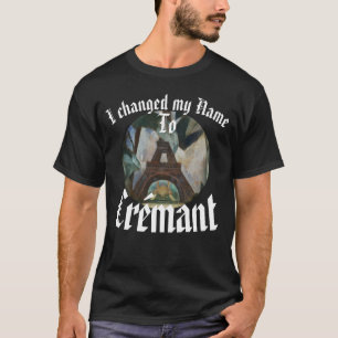 Crémant Ik veranderde mijn naam in Cremant 2052 T-shirt