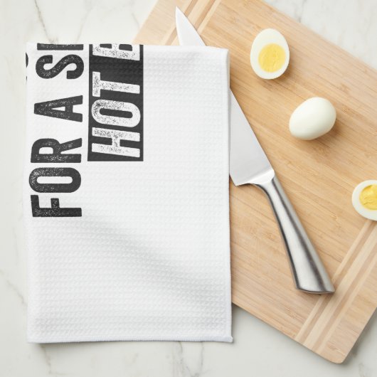 Crematie is mijn laatste hoop voor een gloeiend he theedoek (Quarter Fold)