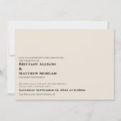 Crème als we je kunnen knuffelen uitgestelde bruil kaart (Achterkant)