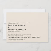 Crème als we je kunnen knuffelen uitgestelde bruil kaart (Achterkant)