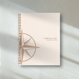 Crème Amber Kompasroos Zorg Merk Notitieboek