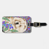 CRÈME batik bagagelabel (Voorkant horizontaal)