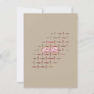 Crème Beige Behang Neutraal Minimalistisch Ontwe Bedankkaart