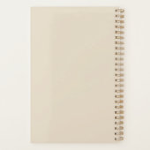 Crème Beige Planner | Elegant & Persoonlijk  (Achterkant)