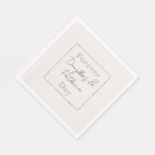 Crème Beige Stone Servet (Hoek)