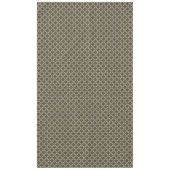 Crème Beveled Diamonds Pattern Tablecloth Tafelkleed (Voorkant)