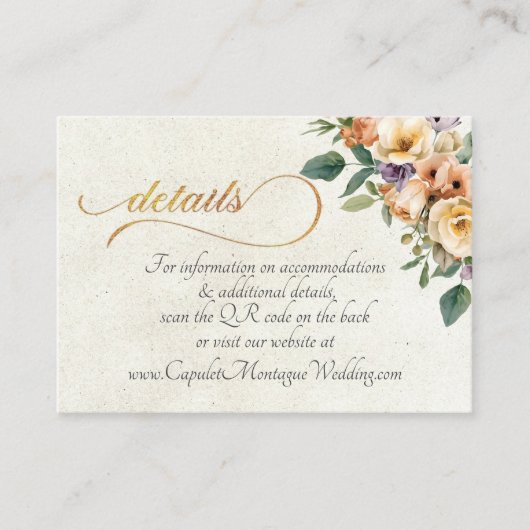 Crème Bloem, QR Code - Crème Informatiekaartje (Voorkant)