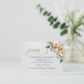 Crème Bloem, QR Code - Parelwit Informatiekaartje (Staand voorkant)